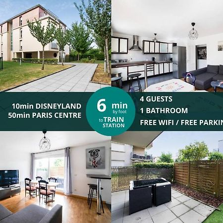 Les Paves De Prague - Appartement Pour 4 A 10 Minutes De Disneyland Paris 蒙泰夫兰 外观 照片